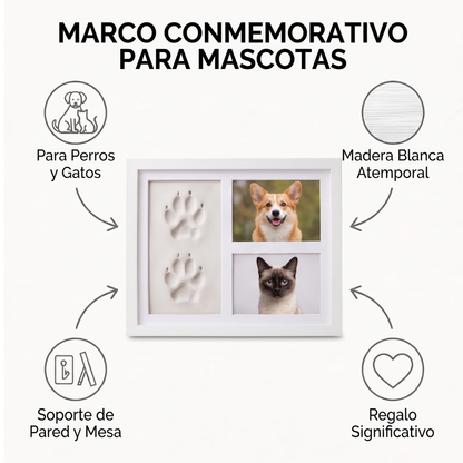 Marco Conmemorativo Personalizado para Mascotas