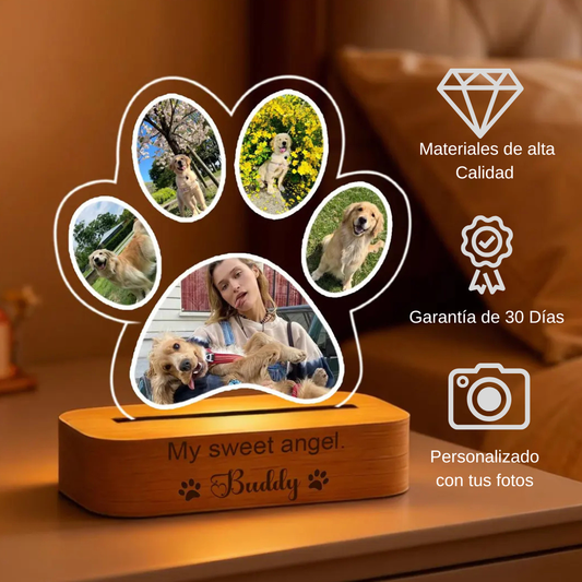 Lámpara LED con Fotos de tu Mascota