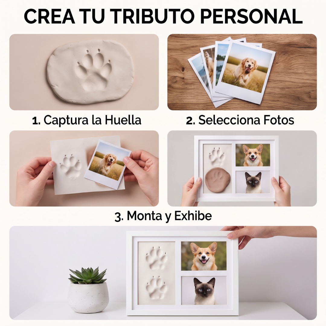 Marco Conmemorativo Personalizado para Mascotas