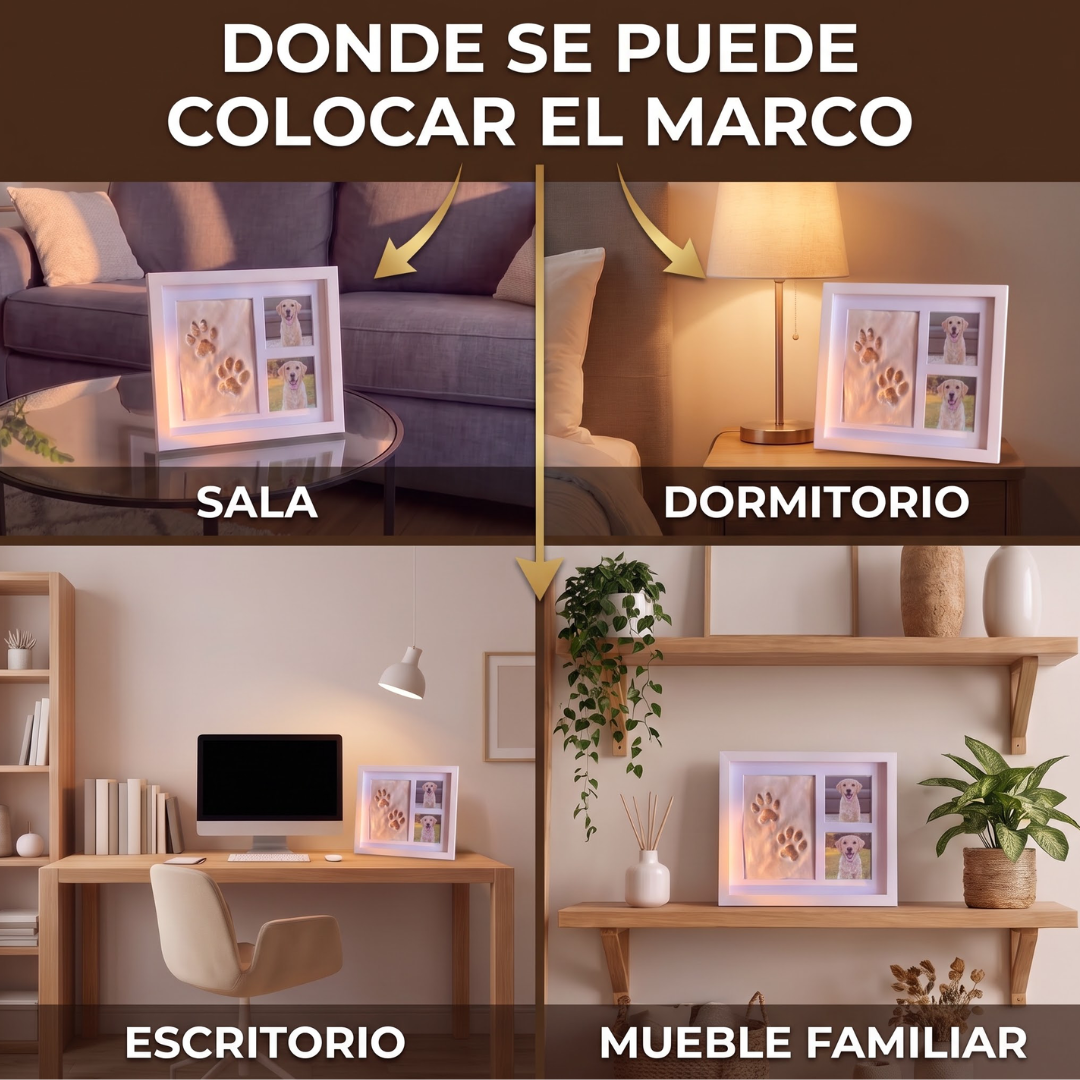 Marco Conmemorativo Personalizado para Mascotas